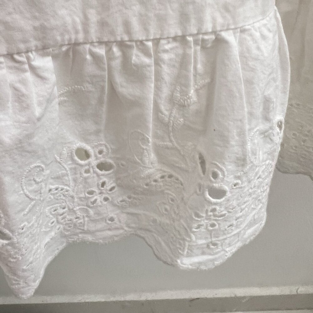 Zara White eyelet embroidered dress XLARGE XL Women’s NWT - Picture 11 of 11